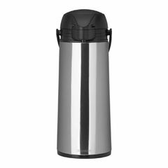 Garrafa Térmica de Mesa Aço Inox com Ampola de Vidro 1,90 Litros Térmica Expressar Para Água Quente e Fria Chimarrão Café e Tereré Térmica Expressar Sanremo - comprar online