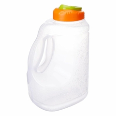 Garrafa Retangular de Plástico 3,50 Litros Galão de Água Gole Gut Garrafa de Geladeira Para Água Sucos e Chás Tamanho Grande de 3500ml Sanremo - comprar online