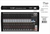 PARQUER KT-160F Consola de 16 canales con USB, Bluetooth e interfaz de audio - comprar online