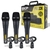 SKP PRO-33K Kit de 3 micrófonos dinámicos de mano