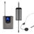 HUGEL VF-M1 Sistema inalambrico UHF con doble capsula Headset y Corbatero - 3W AUDIO