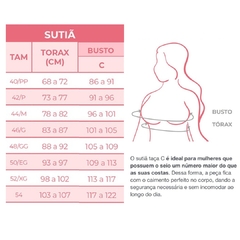 SUTIÃ 1/2 TAÇA - 2 EM 1 - TAÇA C - loja online