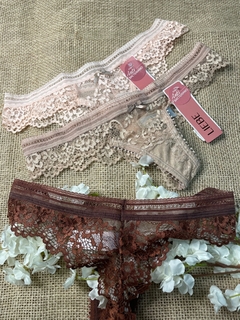 CALCINHA FIO NUDE RENDA - comprar online