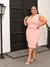 CONJUNTO NOZINHO PLUS SIZE ROSE