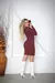 VESTIDO INVERNO DECOTE MARSALA - comprar online