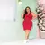 VESTIDO PLUS SIZE CANELADO NOZINHO VERMELHO