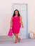 VESTIDO PLUS SIZE CANELADO REGATA PINK