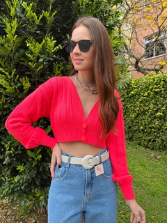 Cropped de tricot