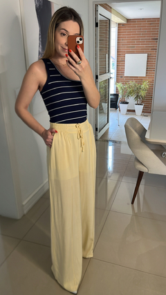 Pantalona em viscose