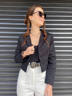 Jaqueta blazer cropped