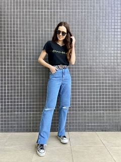 Calça jeans reta - comprar online