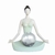 Estatueta Posição de Yoga Meditando