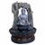 Fonte Buda Tibetano Trono com Bola de Cristal