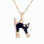 Colar Gato com Strass e Resina - comprar online