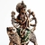Estátua Imagem Resina Deusa Durga Hindu Sentada No Tigre - comprar online