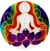 Mandala Meditação Pintada à Mão - Extra Grande