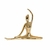 Estatueta Yoga de Porcelana - 3 Cores - comprar online