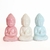 Buda em Porcelana - Três cores