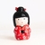 Kokeshi Em Porcelana 4 Cores- 9 Cm - comprar online