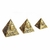 Trio Pirâmides Dourado