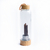 Garrafa D´água Transparente 500 ml com Pedra/Cristal com encaixe interno - comprar online