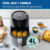 Freidora De Aire Oster Airfryer Digital Diamonforce 4 Litros Color Negro - comprar online