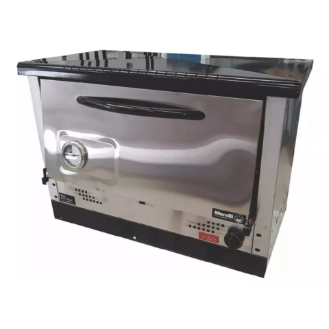 Horno Pizzero Morelli Saho 12 Moldes Acero Con Base