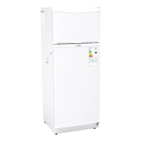 Heladera Bambi 2F1200 blanca con freezer 239L 220V