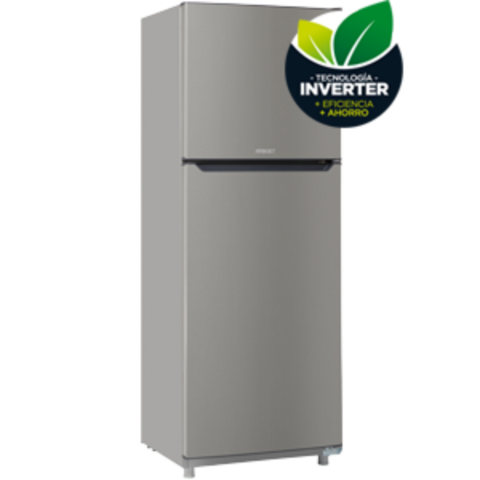 Heladera con freezer inverter Briket BK2F1820 color plata