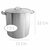 Olla Gastronomica Aluminio N 22 - 7,5 L Almandoz - comprar online