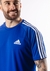 Camiseta Adidas Masculina 3 listras Sereno Aeroready H28901 na internet