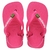 Chinelo Havaianas Baby Brasil Logo Rosa Neon 41405