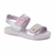 Sandalia Infantil Klin Menina Prata/Lavanda 42104