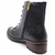 Bota Coturno Pegada Feminina Burnished Preto 28141503 - Unicalce