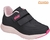 Tenis Kidy Infantil 4381004 Preto/Rosa