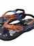 Chinelo Acqua Infantil Klin Menino Marinho/Laranja 442131 - Unicalce