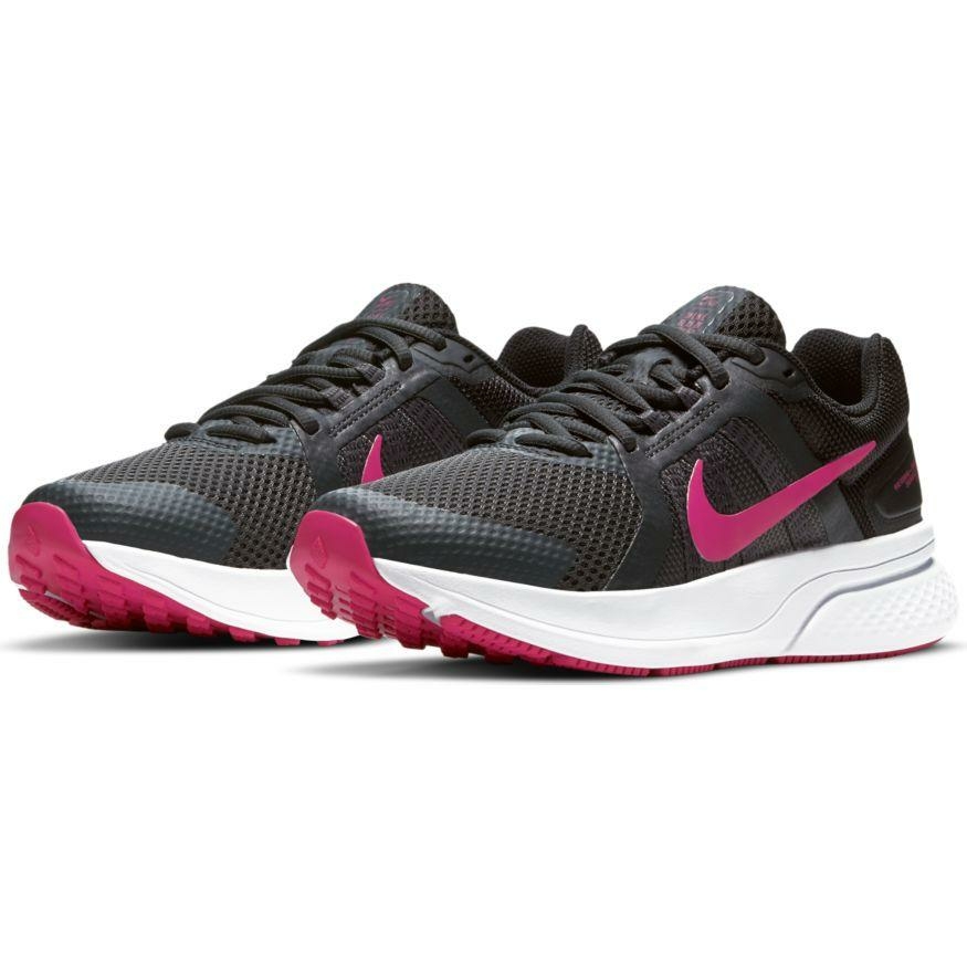 Tenis nike feminino cinza best sale e preto