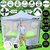 Gazebo 3x3 Puerta Plegable Impermeable Bolso Estacas Sogas blanco