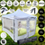 Gazebo 3x3 Puerta Plegable Impermeable Bolso Estacas Sogas blanco en internet