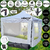 Gazebo 3x3 Puerta Plegable Impermeable Bolso Estacas Sogas blanco - tienda online