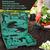 Kit Set Jardineria Jardin 10 Piezas Valija Plastica Acero Inoxidable con packging en internet