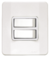 Interruptor 2 Teclas Com Placa e Caixa Branca 250V- 10A