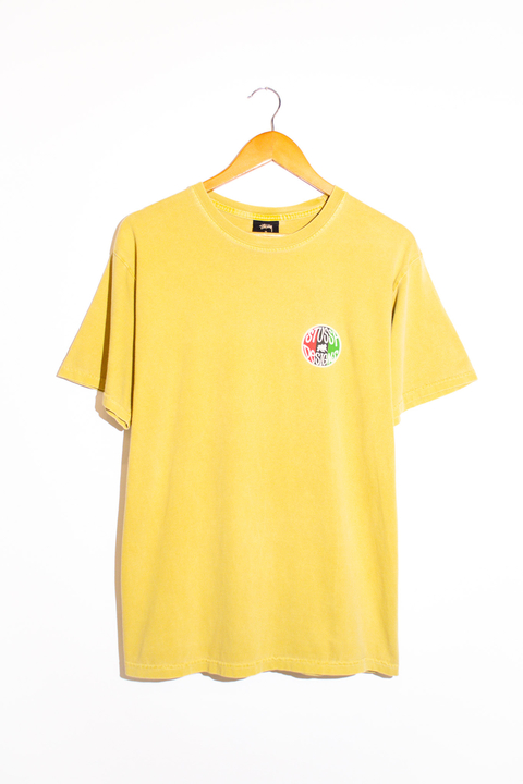 Camiseta Amarela Stüssy Designs Estampa Jamaica (Stüssy)
