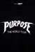 Moletom Preto Purpose World Tour Staff - comprar online