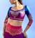 Yasemin I - Rainbow degradee Bell Siren Skirt and Choli Set