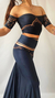 Indi Flourish 1 - Siren Cut with 2 Small Lateral Keels Skirt with Tail and Choli or Top Set - tienda online