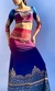 Yasemin I - Rainbow degradee Bell Siren Skirt and Choli Set en internet