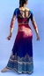 Yasemin I - Rainbow degradee Bell Siren Skirt and Choli Set - Alma Store