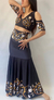 Arabesque - Simple Ruffle Skirt and Choli Set - comprar online