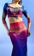 Yasemin I - Rainbow degradee Bell Siren Skirt and Choli Set - Alma Store